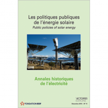 Les politiques publiques de l'énergie solaire Annales historiques de l'électricité n°11