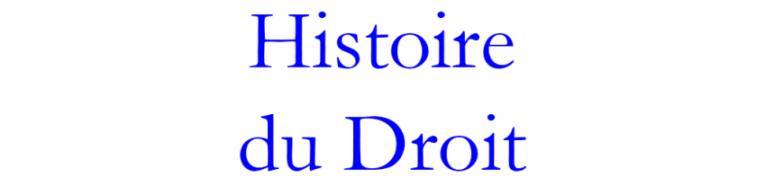 Histoire du droit